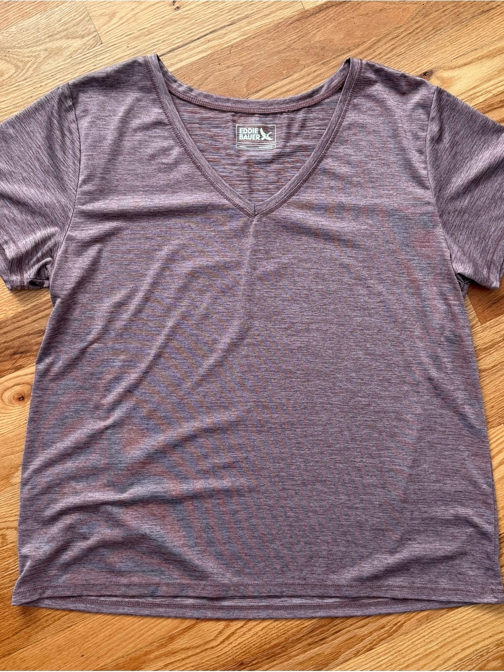 Eddie Bauer | Resolution Stretch Short-Sleeve V-Neck T-Shirt | Mauve | Large